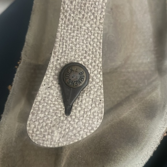 Birkenstock Papillio gizeh tan textured leather sandals - Picture 12 of 12